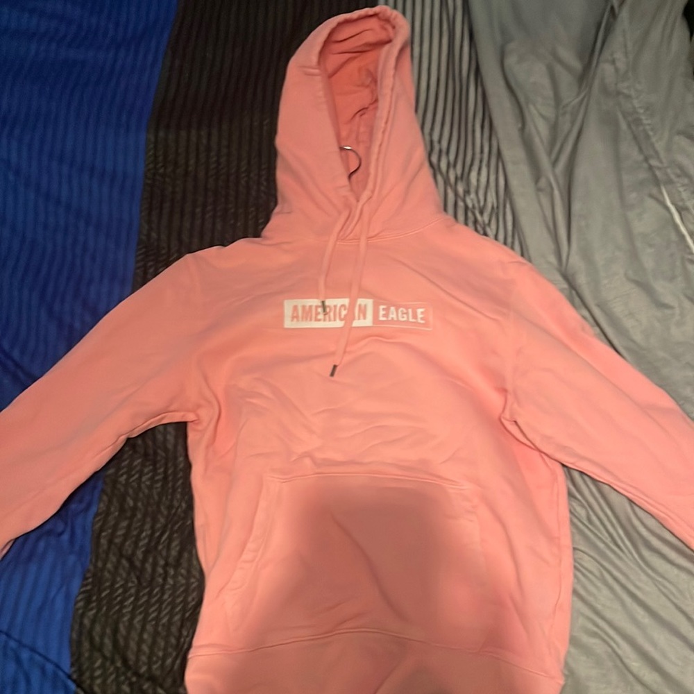 Men’s Pink American Eagle Hoodie